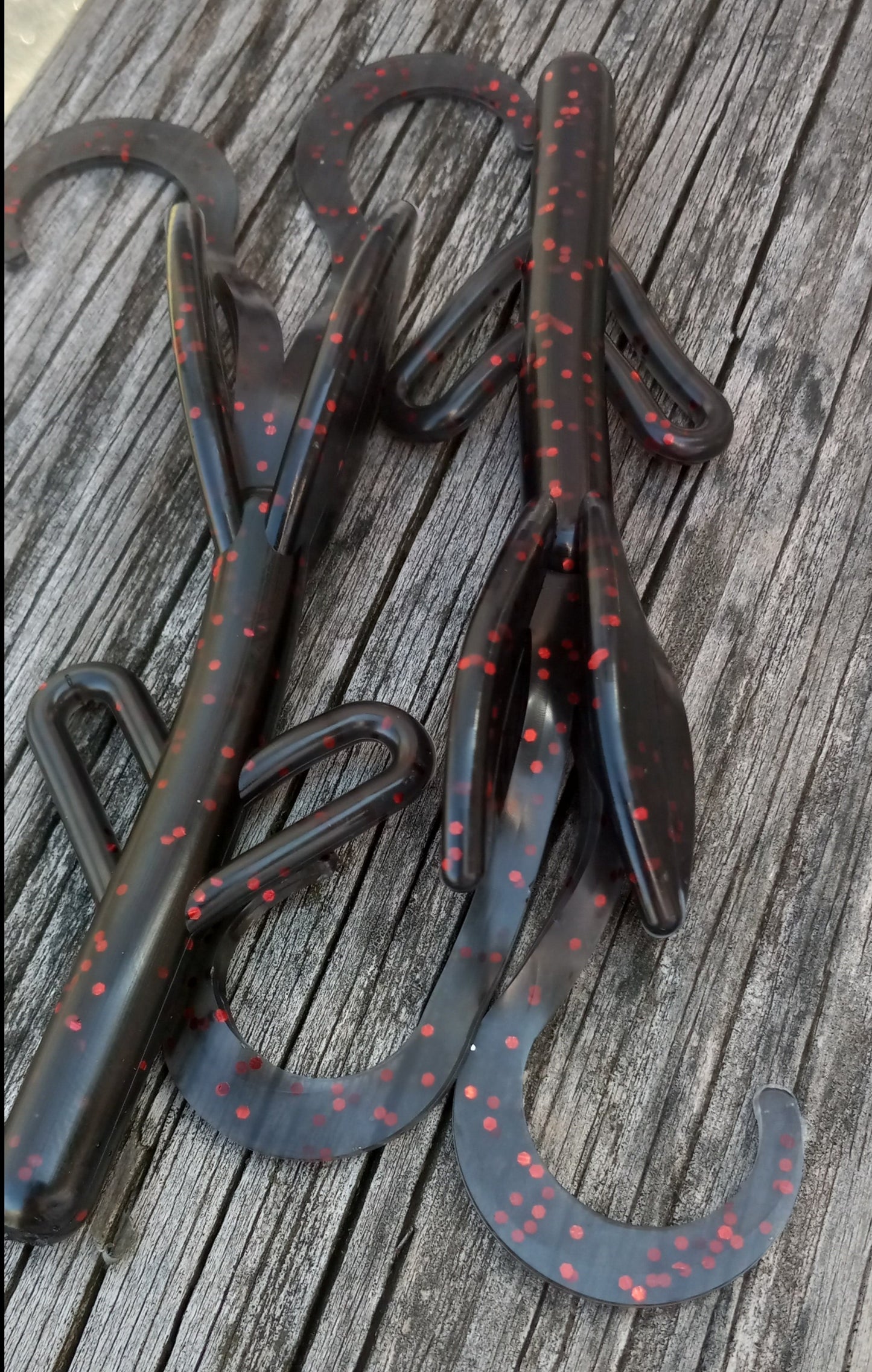 Black w/Red Flack Brush Hog